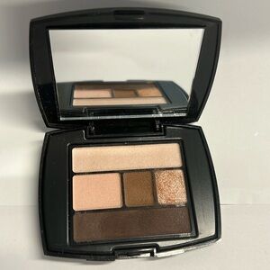 Lancôme Color Design 5 Eyeshadow Palette Nudes Peach Browns - Travel Size